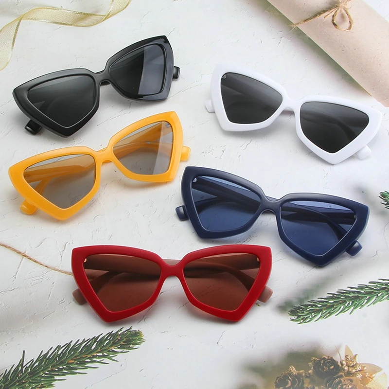 Gafas de sol triangulares - Kf s e d bd a a f fc cb ea lunettes de soleil yeux de chat pour femmes lunettes de soleil pour femmes lunettes de soleil - Tenue de festival