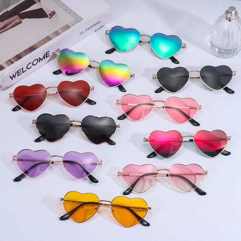 Gafas de sol con forma de corazón - Kf sbafa ca d a aadfd e d e e lunettes de soleil en forme de c ur lunettes de soleil vintage des ann es - Tenue de festival
