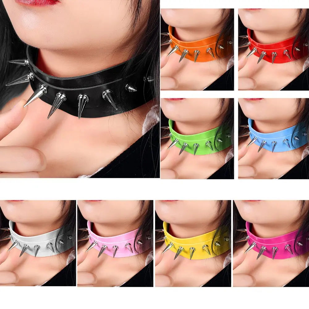 Collar gargantilla gótico punk - Kf haed a bbc b e ca e bd h harajuku harnais punk rotique sexy collier ras du cou ceinture en cuir bondage corps gothique pastel - Tenue de festival