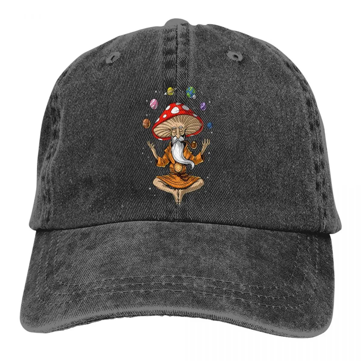 Gorra Magic mushrooms - Kf heb f dacc b fb c ce bf eu casquette de baseball d lav e pour homme salle plus lente magique bouddha camionneur casquettes snapback - Tenue de festival