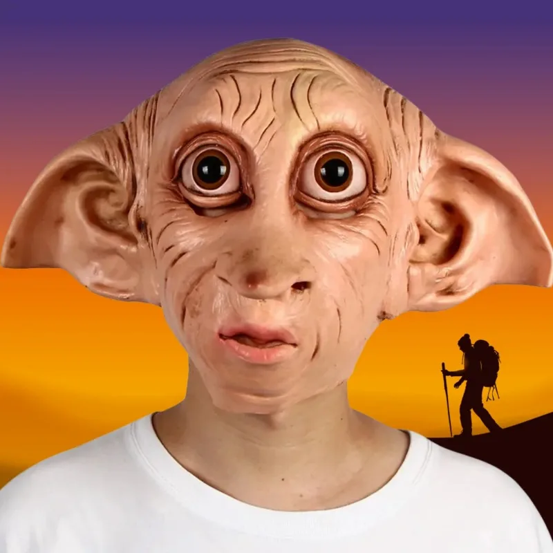 Máscara de «Dobby» el elfo doméstico en Harry Potter - Kf s b e f fi dobby masque d elfe magique en latex pour halloween maison hant e cosplay unisexe accessoires de - Tenue de festival