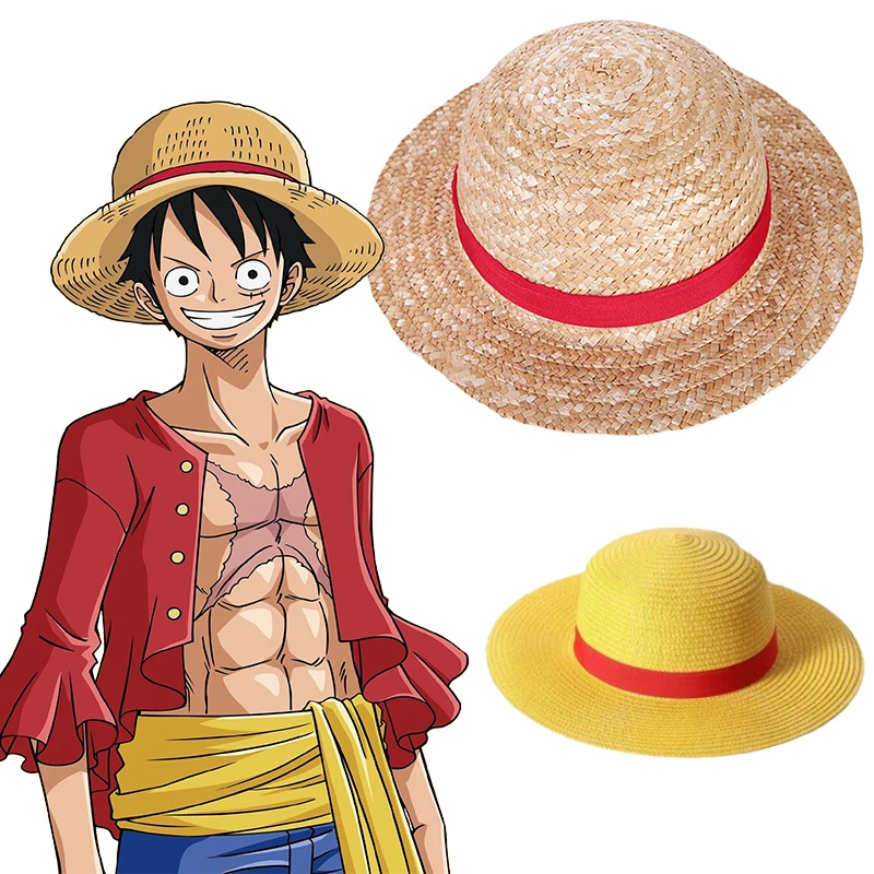 Sombrero de paja cosplay «Luffy» - Kf s a ee deb a c c d p chapeau de paille anime cosplay pour adultes casquette luffy accessoires de performance sur sc ne chapeau - Tenue de festival