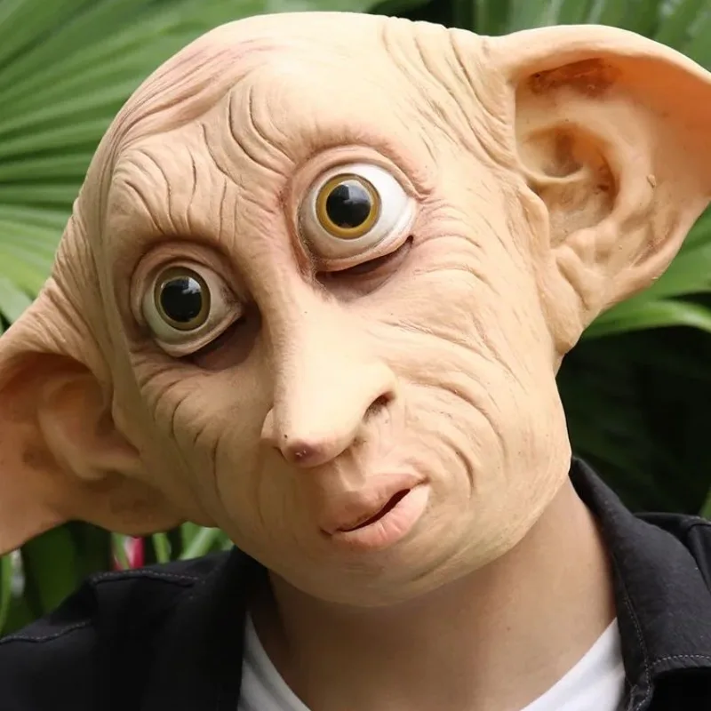 Máscara de «Dobby» el elfo doméstico en Harry Potter - Kf s da f a b fef cd b fcv dobby masque d elfe magique en latex pour halloween maison hant e cosplay unisexe accessoires de - Tenue de festival