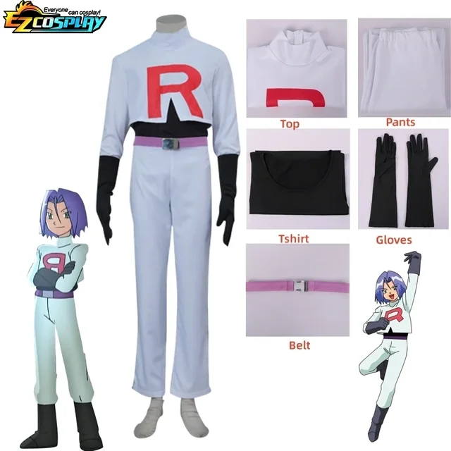Costume de cosplay "James" de la Team Rocket - Kf sd caf c ebe d e fc.jpg x .jpg - Ropa de festival