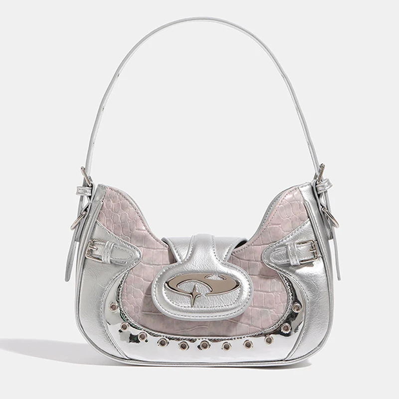 Bolsos de mano Media Luna Y2K - Kf sef ca e c d d e b demi lune y k sacs sous les bras pour femmes sacs main et porte monnaie de cr - Tenue de festival