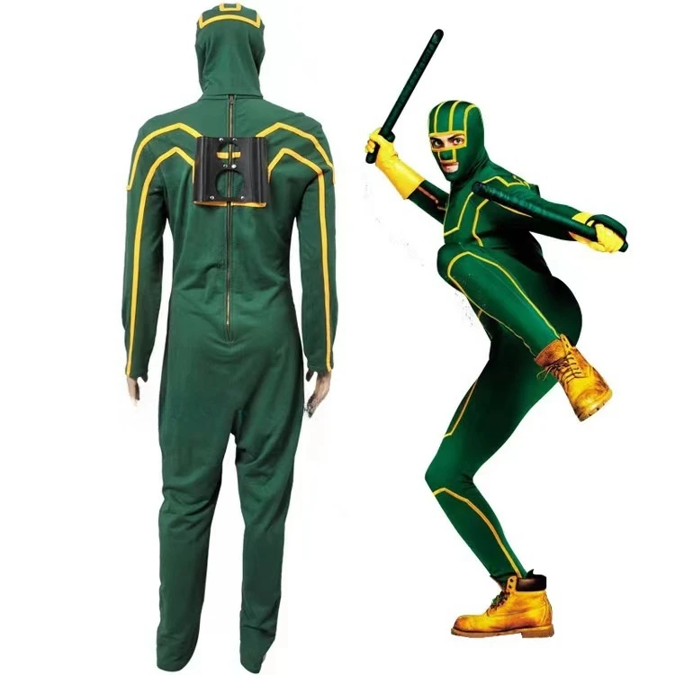 Disfraz de cosplay « Kick-Ass » - Kf s c b df ccea c c e t kick ass cosplay costume pour hommes kick ass strife lizewski combinaison pour adultes tenues compl tes - Tenue de festival
