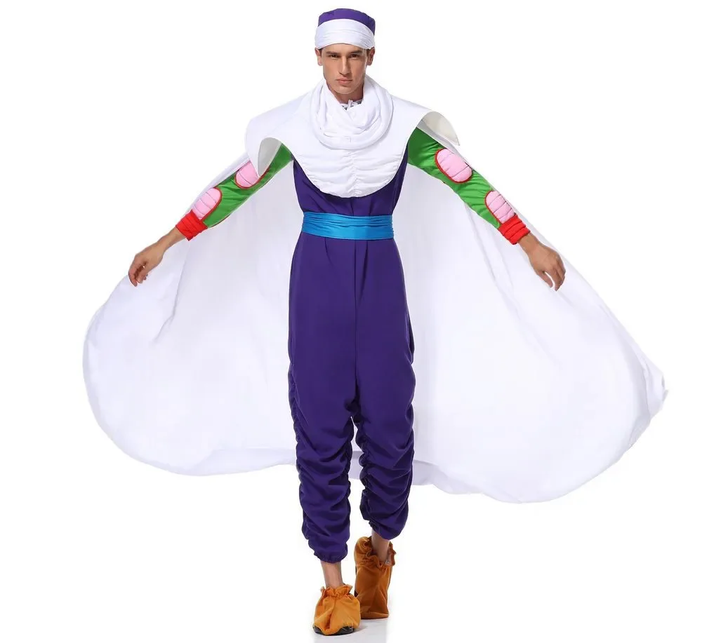 Disfraz de cosplay "Piccolo" en Dragon Ball Z - Kf s e bdb c d bf de anime smile heroes jumpsuit pour adultes smile cosplay costume py play fur s up son goku - Tenue de festival
