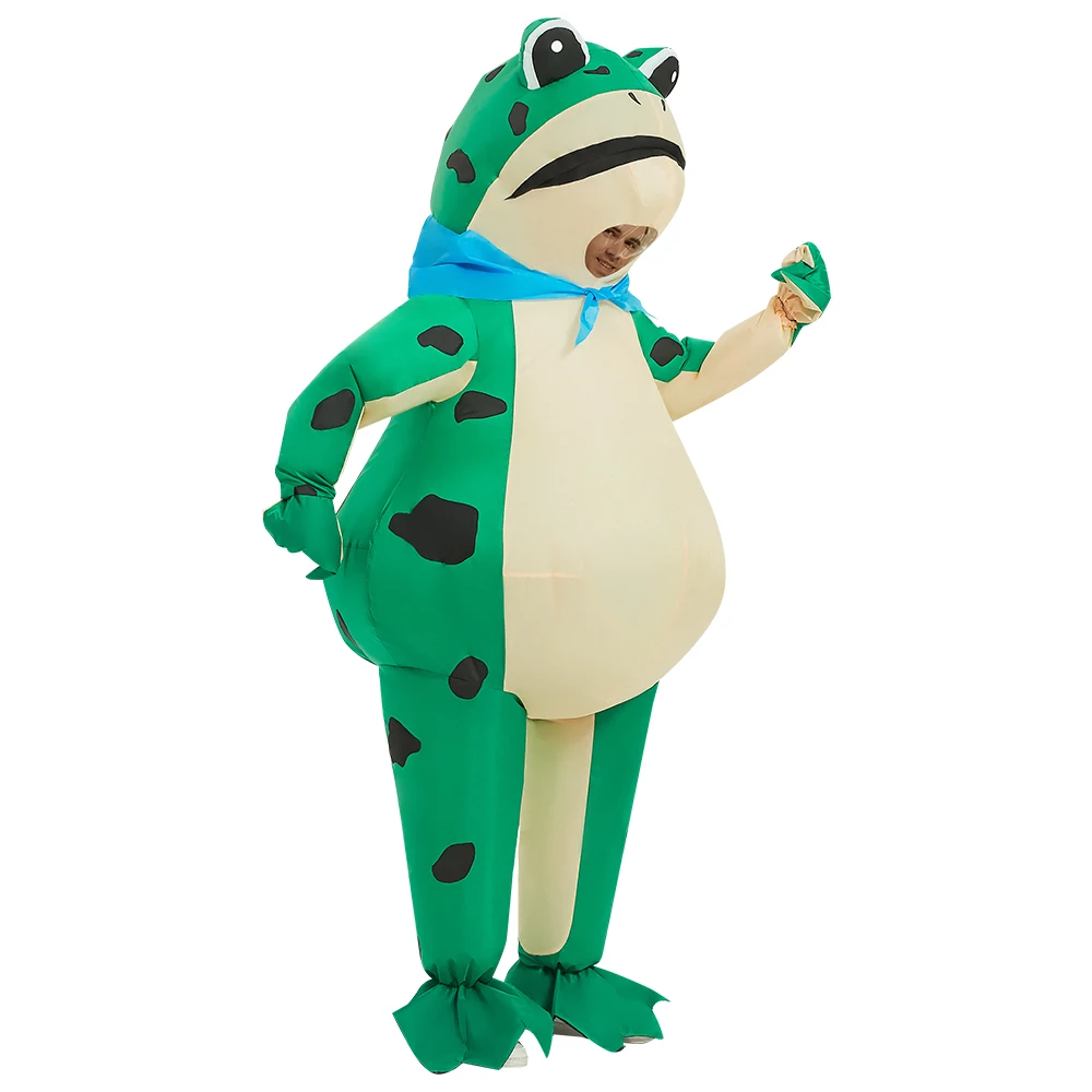 Disfraz de rana inflable - Kf s bbc e d b a e fa bde grenouille gonflable amusante pour adulte costume de cosplay complet pour ixd halloween - Tenue de festival