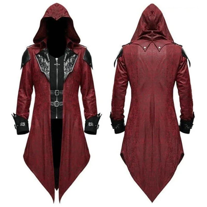 Costume de cosplay Assassin Creed - Kf s bf b c d eab ada r costume de cosplay du jeu assassin creed m di val veste capuche edward streetwear v tements - Ropa de festival