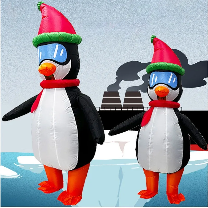 Disfraz de pingüino hinchable - Kf s f ac a aad b f e cd d costume gonflable d halloween de luxe taille adulte penecolair blow up - Tenue de festival