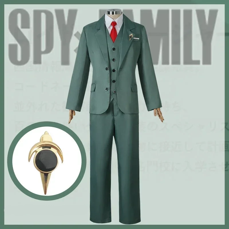 Disfraz de cosplay de «Loid Forger» en SPY x FAMILY - Kf s e de e d e eabb a aca uniforme de cosplay de loid forger pour hommes chemise blanche tremp e - Tenue de festival