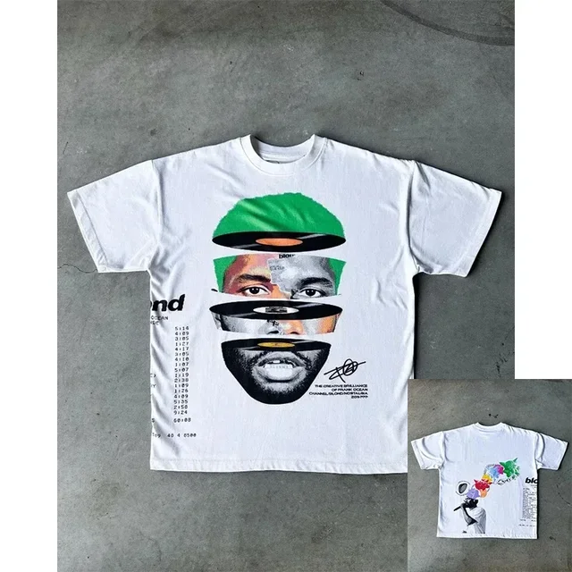 Camiseta oversize «Frank Ocean» - Kf sb d b e d cb ac e f fag.jpg x .jpg - Tenue de festival