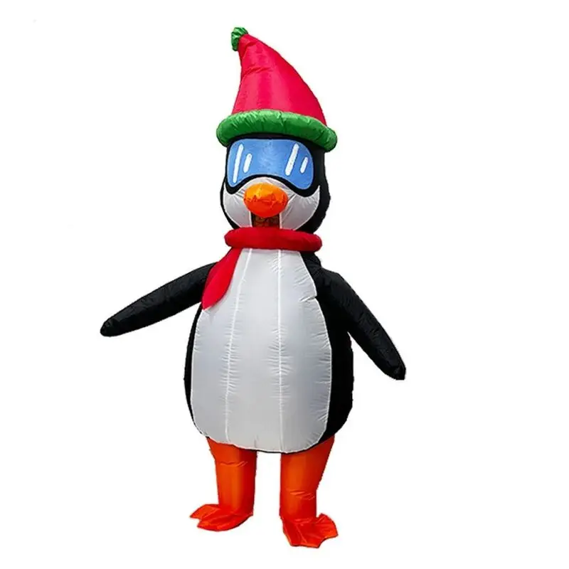 Disfraz de pingüino hinchable - Kf sf f c e c f b fb b x costume gonflable d halloween de luxe taille adulte penecolair blow up - Tenue de festival