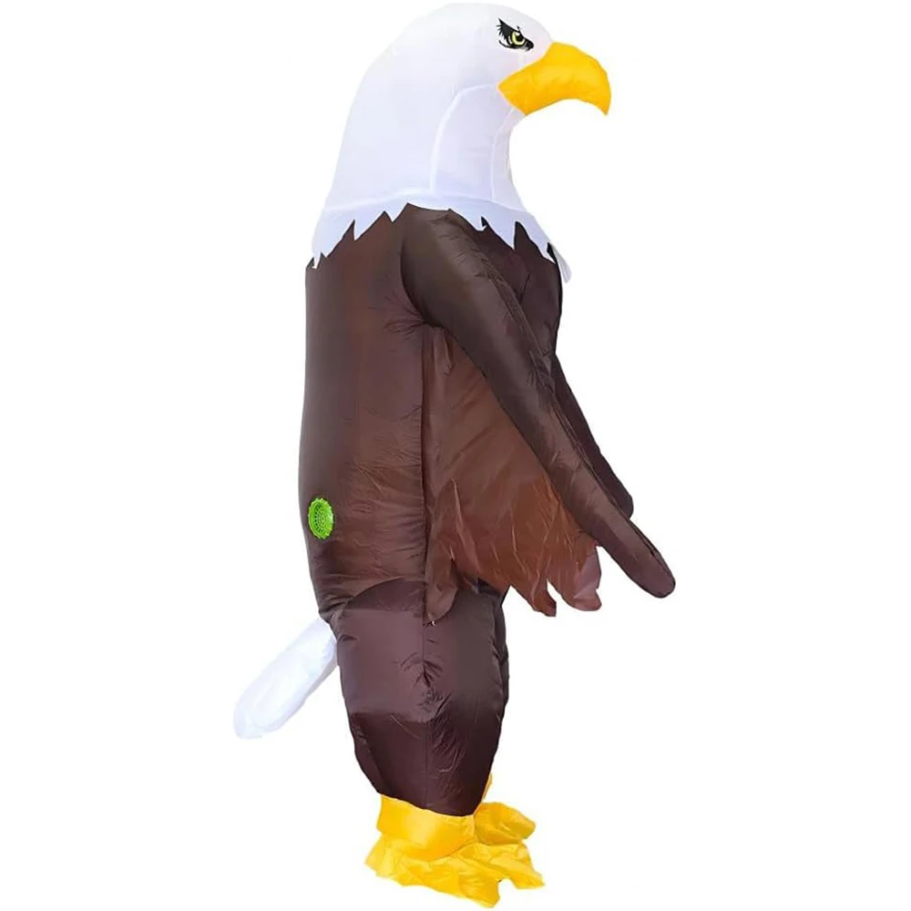 Disfraz de águila hinchable - Kf sff c cec cb b c a fw costume d aigle t te chauve gonflable pour adulte tenue d halloween de convocation du jour - Tenue de festival