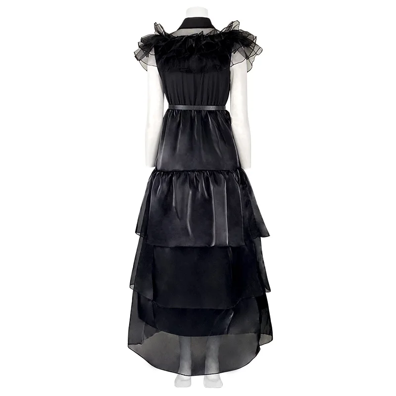 Vestido de cosplay «Miércoles» de la familia Addams - Kf s f eb e bf f - Ropa de festival