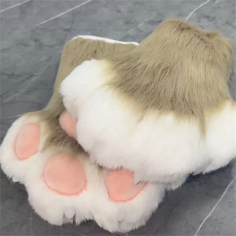 Pata de conejo y de gato de peluche para cosplay - Kf sb e e a f ab b c e costume de cosplay en fourrure de patte de lapin et de b te d guisement de - Tenue de festival