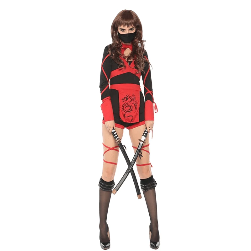 Disfraz de ninja sexy para mujer - Kf s b f b f ada d f da - Tenue de festival