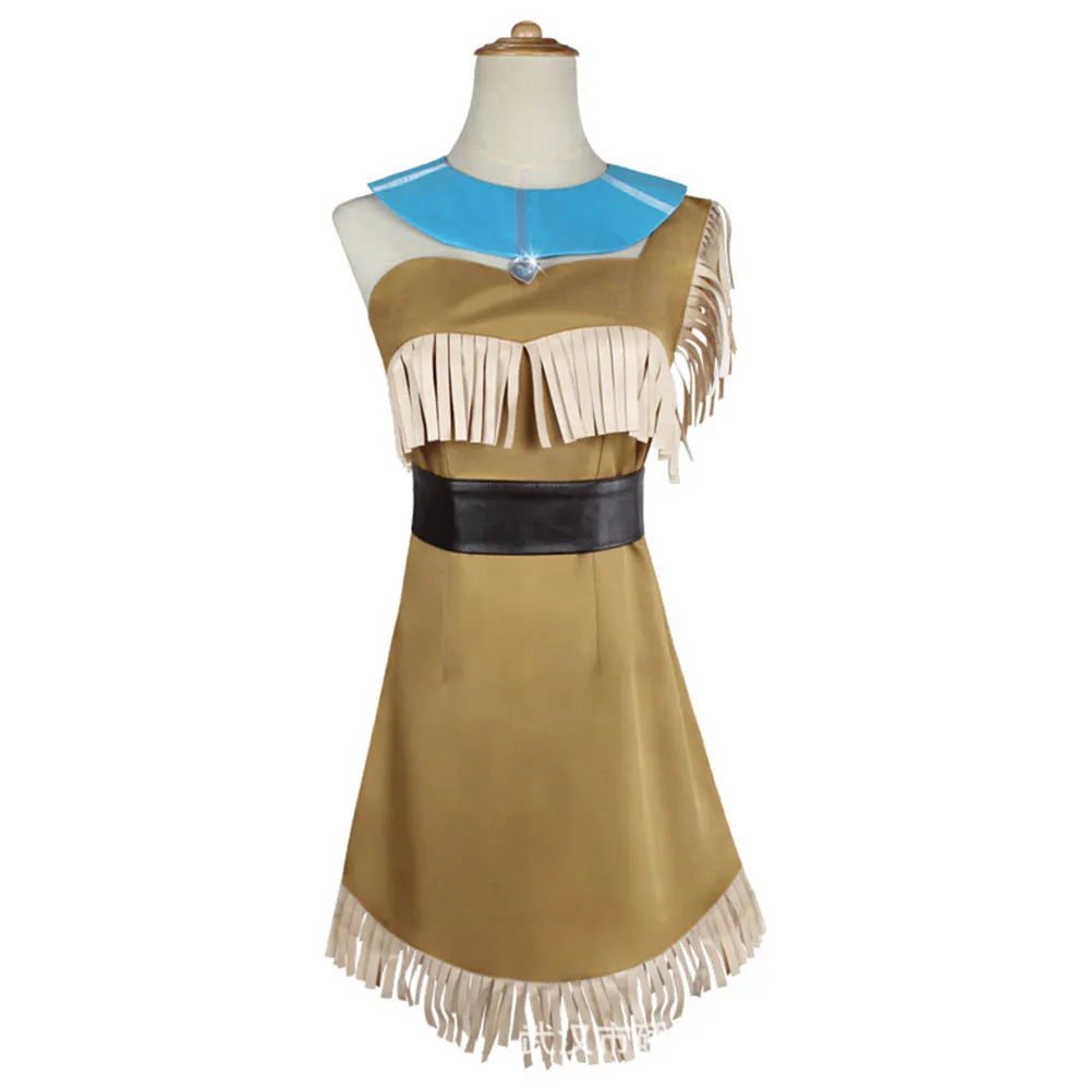 Disfraz cosplay de « Princesa Pocahontas » - Kf s e a fa ef c bfc c d fade - Tenue de festival