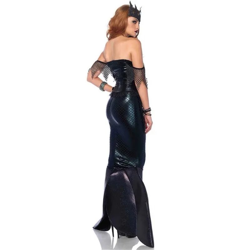 Disfraz de bruja sirena de Halloween para mujer - Kf s bcc ec e e ecee b p - Tenue de festival