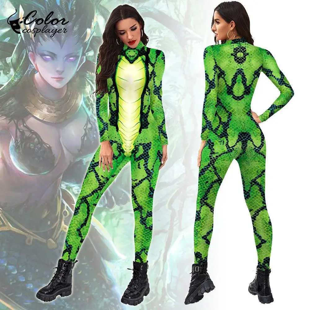 Disfraz de cosplay de serpiente para hombre y mujer - Kf s f beae fabd dd e ecfex - Tenue de festival