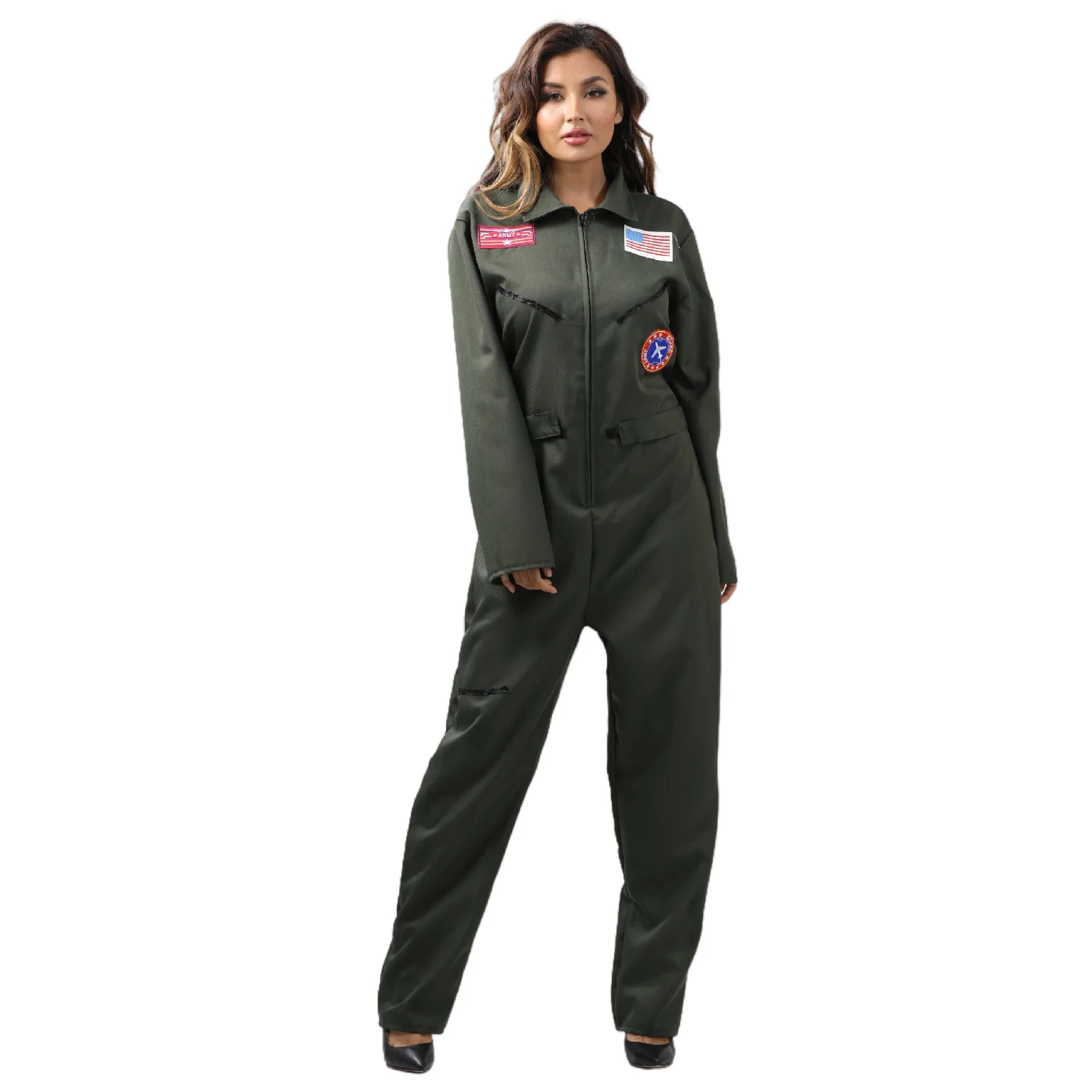 Disfraz de piloto de caza militar - Kf s da a eadbab e d - Tenue de festival