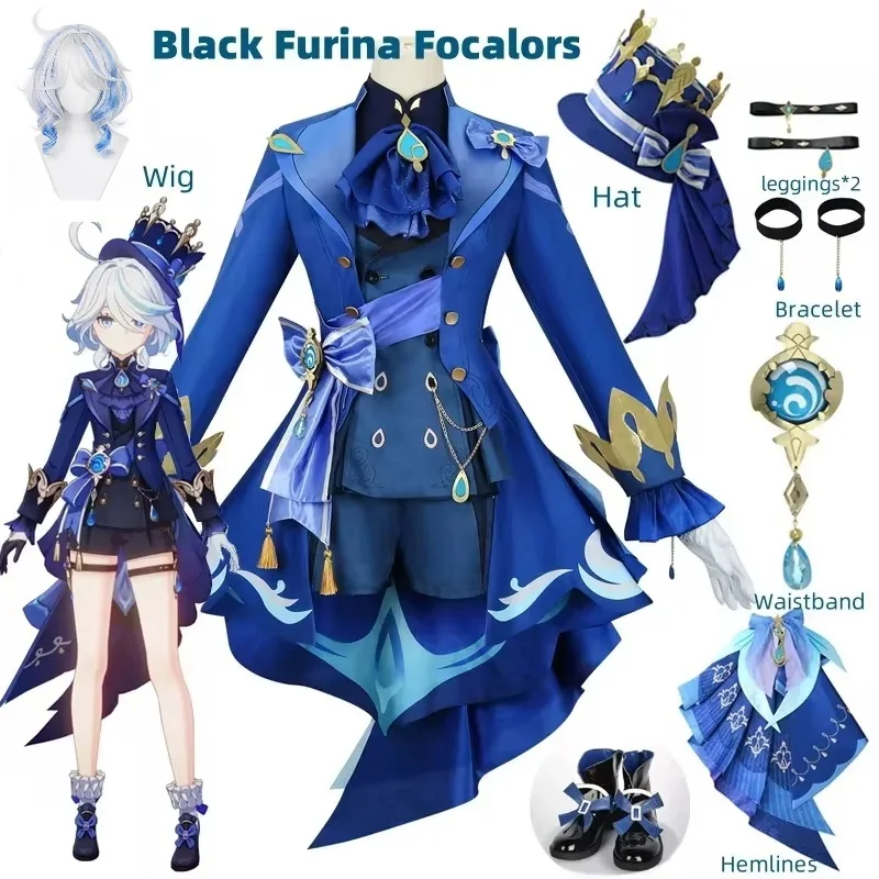 Disfraz de cosplay “Furina” en Genshin Impact - Kf sa a ca eb ab eb fc e w - Tenue de festival