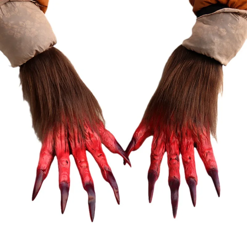 Guantes de hombre lobo - Kf sa f b e f fa e a b c - Tenue de festival