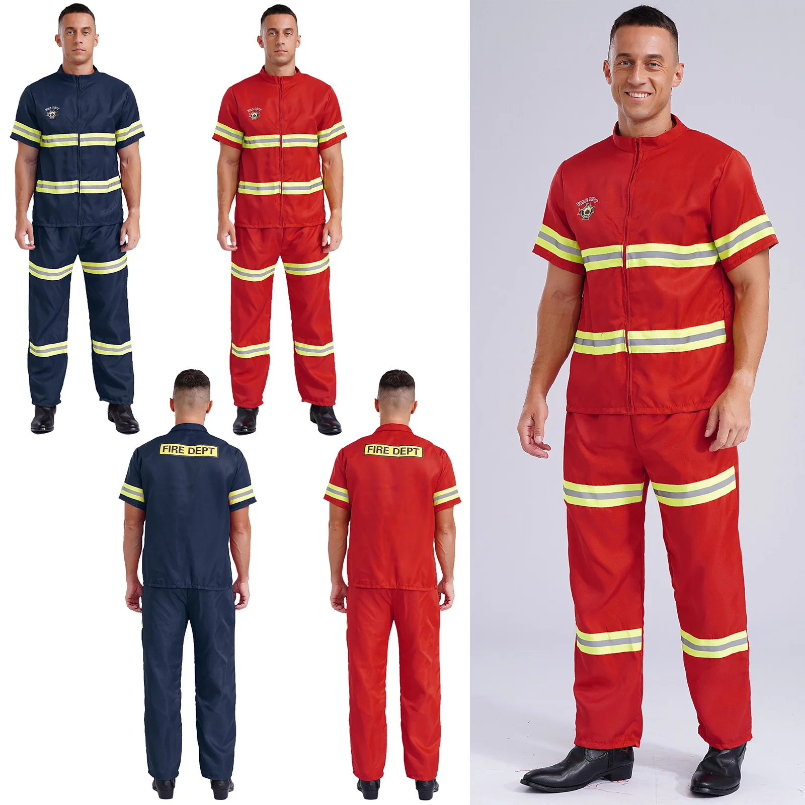 Disfraz de bombero para hombre - Kf sb a e f e a c dc ck - Tenue de festival