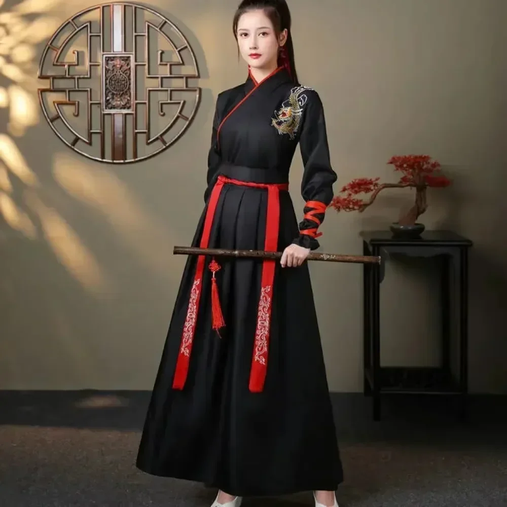 Vestido Hanfu tradicional chino - Kf scc b c d e ec aedac - Tenue de festival