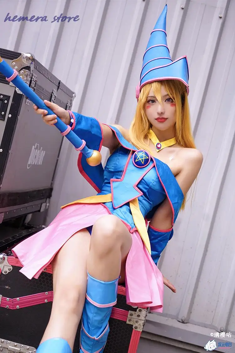 Disfraz de cosplay «Maga Oscura» de Yu-Gi-Oh! - Kf sd acb d bdfbddde d f abq - Tenue de festival