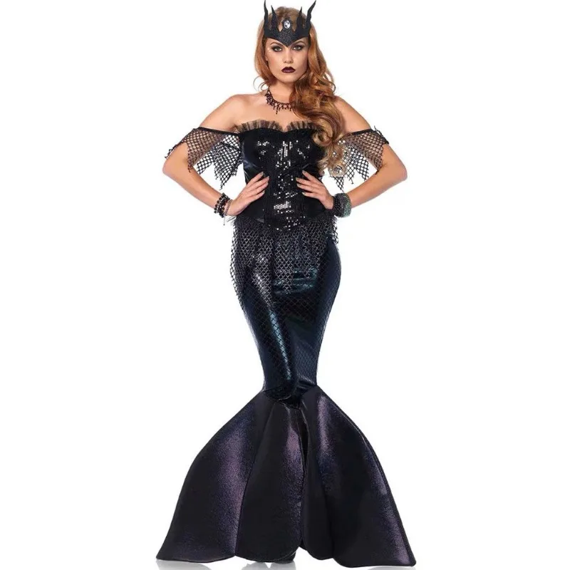 Disfraz de bruja sirena de Halloween para mujer - Kf sd c cf f f ca f c cb i - Tenue de festival