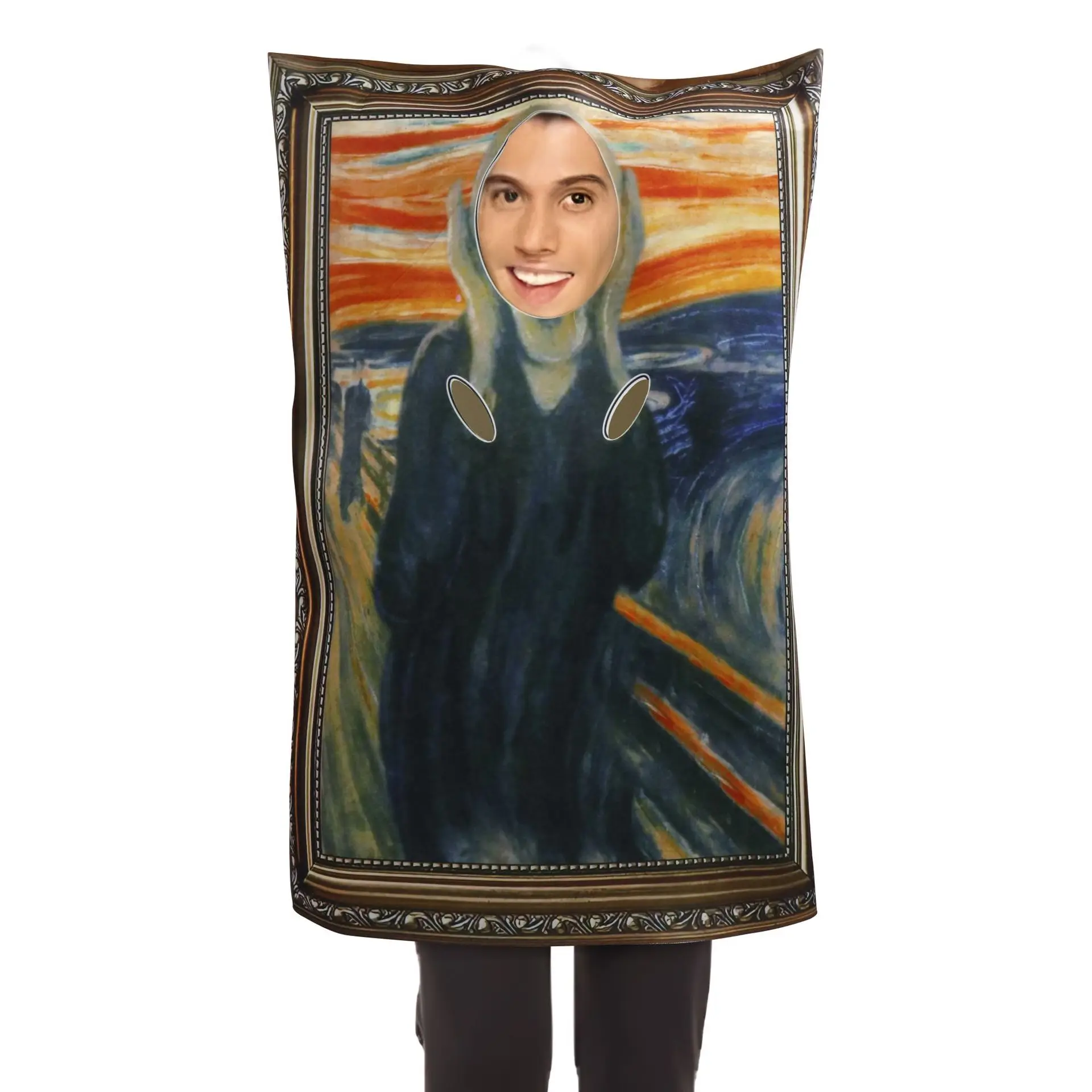 Disfraz pintura "El grito" de Van Gogh - Kf sd be fcc a d fa e d f e - Tenue de festival