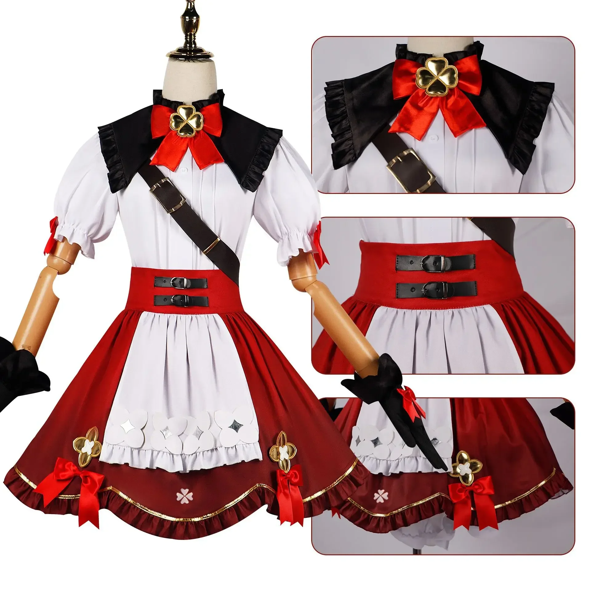 Disfraz cosplay de « Klee » de Genshin Impact con peluca - Kf sfea cc bd d a ba db r - Tenue de festival