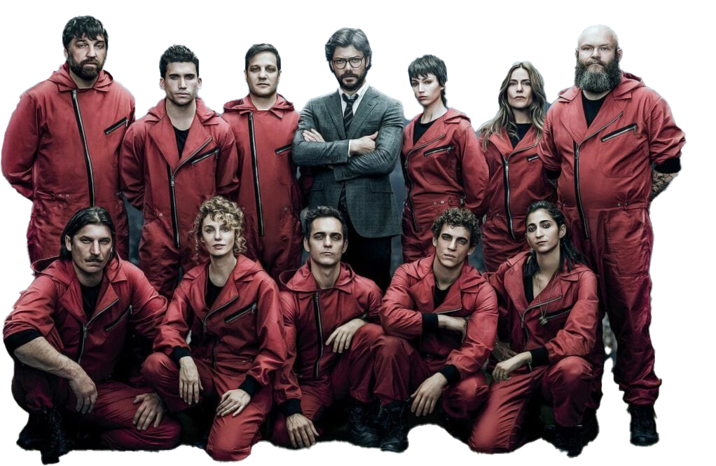 Masque de "Salvador Dali" dans la Casa de Papel 2 Bannière - La Casa de Papel - Money heist cast transparent background - Tenue de festival
