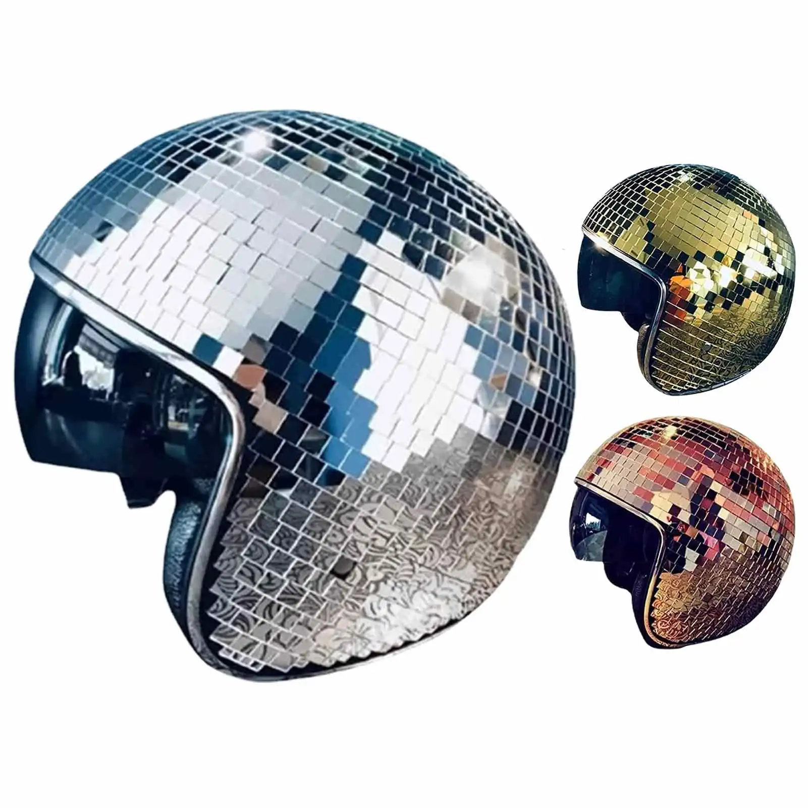Casque de boule à facettes disco - Kf a a a b e b d a fear - Tenue de festival