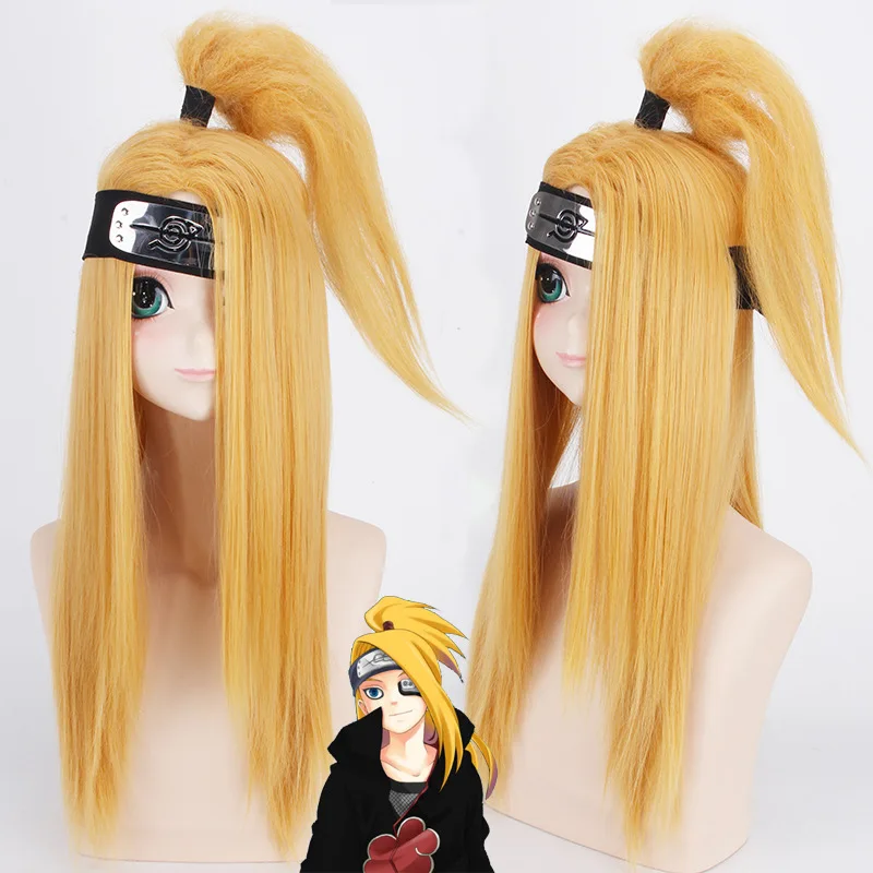 Peluca de cosplay «Deidara» en Naruto - Kf htb rnmfldmwbknjszfbq xxufxas - Tenue de festival