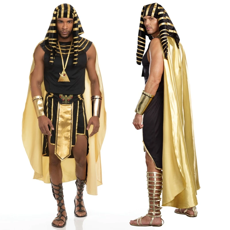 Disfraz de faraón egipcio para hombre - Kf s af b e d b f aad fa a - Ropa de festival
