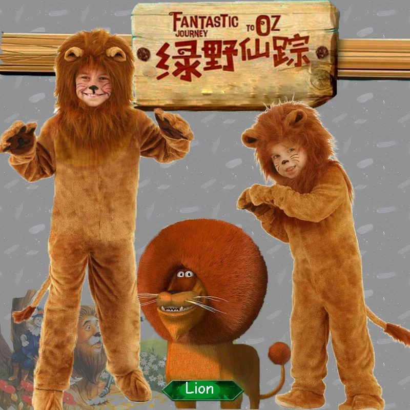 Disfraz de cosplay «León cobarde» de Las fabulosas aventuras de Oz - Kf s a f baf c bb ec fdd l - Tenue de festival