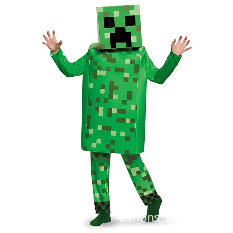 Disfraz de cosplay “Creeper” de Minecraft - Kf s e b f b f ebee dfb n - Tenue de festival