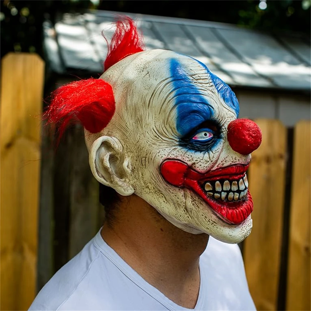 Máscara de payaso asesino de látex - Kf s c b ff ec bac a db j - Tenue de festival