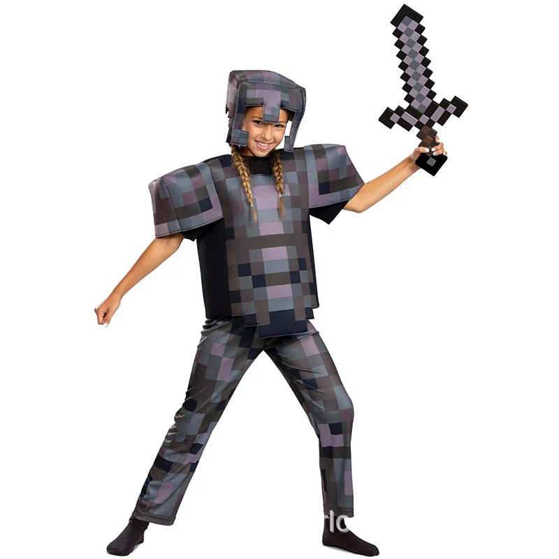 Disfraz de cosplay "Armadura de Netherite" en Minecraft - Kf s a ff f ee - Tenue de festival