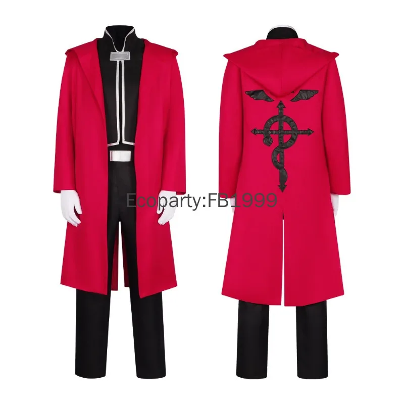 Disfraz de cosplay "Edward Elric" en Fullmetal Alchemist - Kf se e c b c d k - Tenue de festival