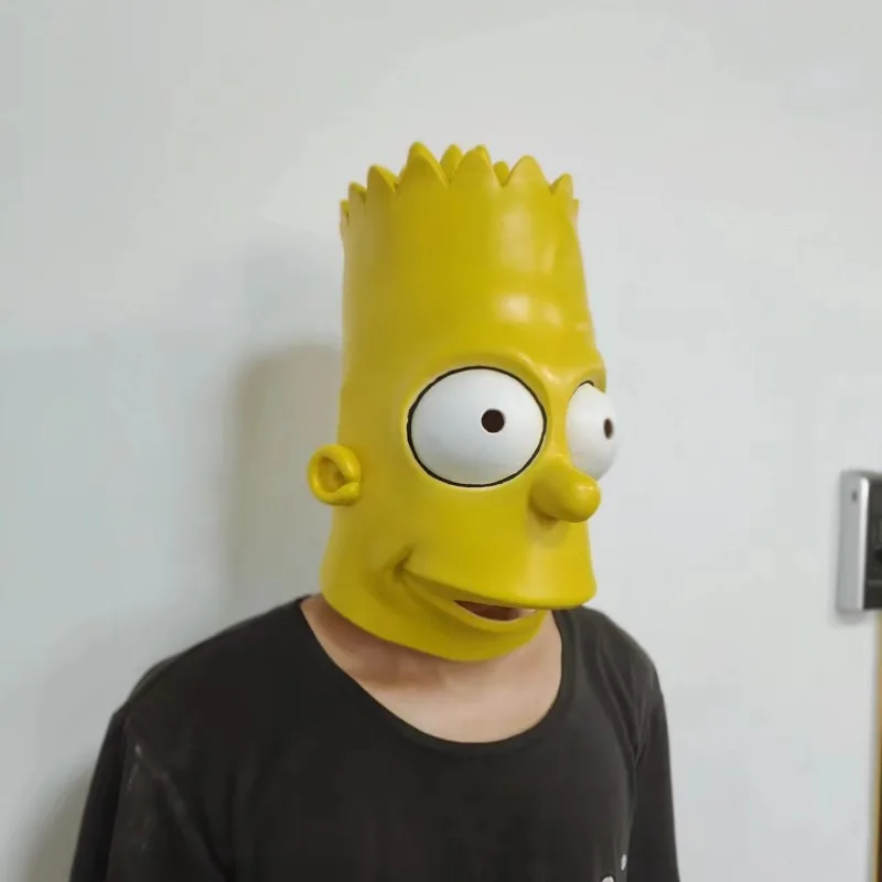 Máscara de « Bart Simpsons » de látex - Kf sf f e fa ef b aa - Tenue de festival