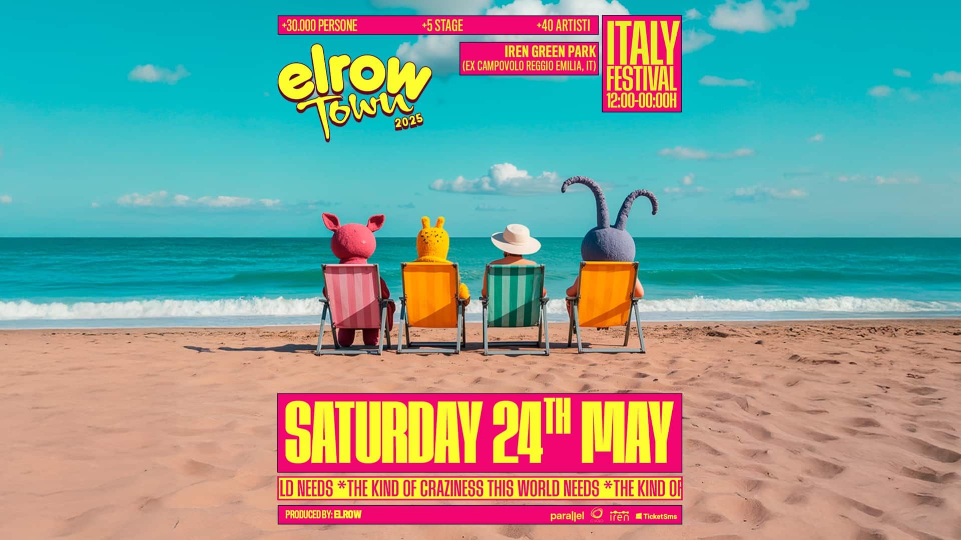 Les meilleurs festivals techno en Italie en 2025 - Elrow town italia festival techno italie tenue de festival - Tenue de festival