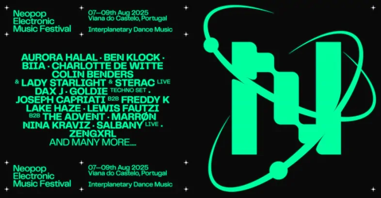 Los mejores festivales techno en Portugal en 2025 10 Les meilleurs festivals techno au Portugal en 2025 - Neopop festival techno portugal - Ropa de festival