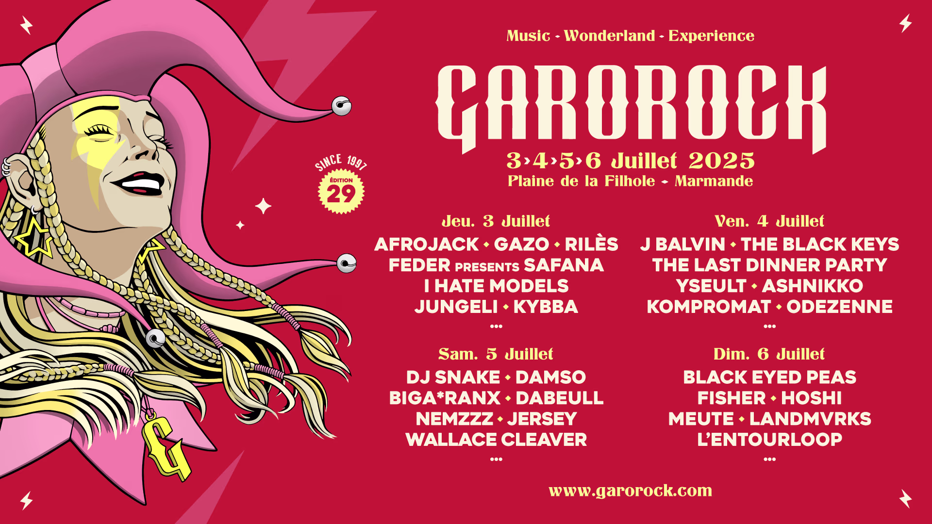 Los mejores festivales de rock en Francia en 2025 7 Les meilleurs festivals rock en France en 2025 - Garorock festival rock en france - Tenue de festival