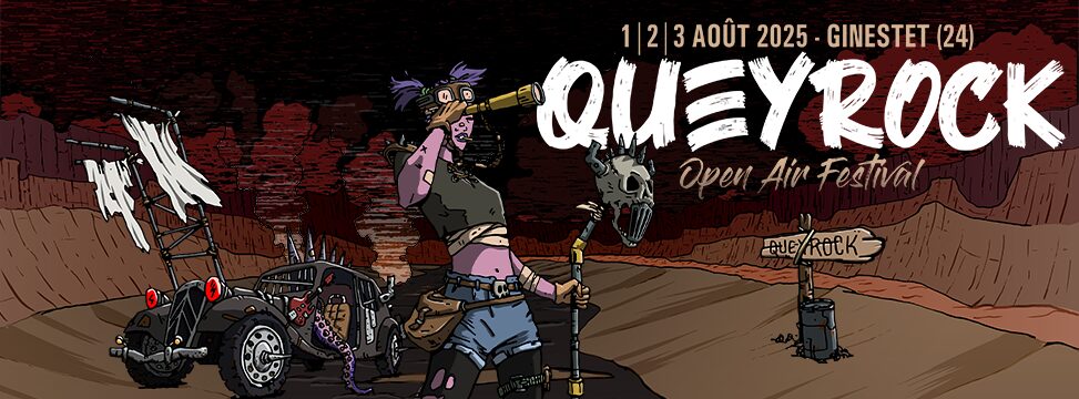 Los mejores festivales de rock en Francia en 2025 5 Les meilleurs festivals rock en France en 2025 - Queyrock open air festival festival rock en france - Tenue de festival
