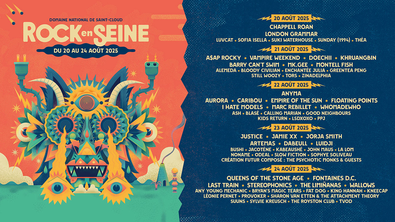 Los mejores festivales de rock en Francia en 2025 11 Les meilleurs festivals rock en France en 2025 - Rock en seine festival rock en france - Tenue de festival