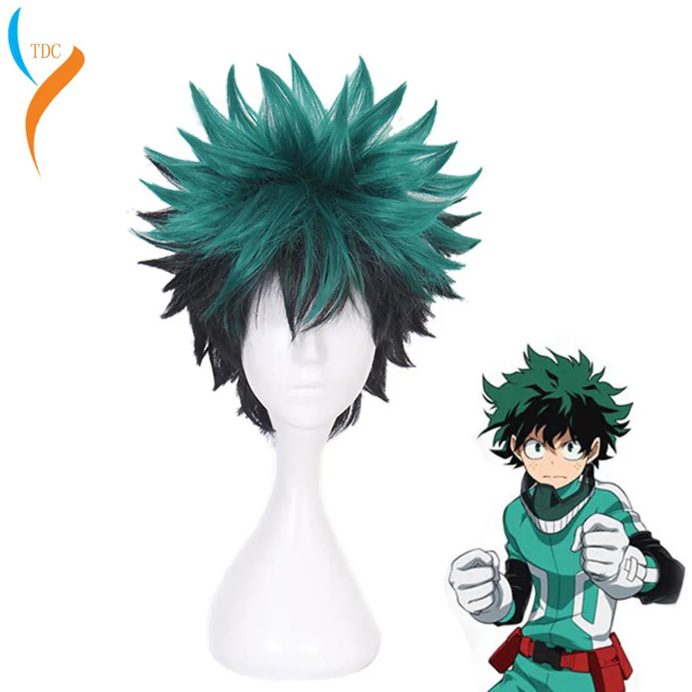 Peluca de cosplay “Izuku Midoriya” en My Hero Academia - Kf htb vkxea wd kvjszkpq yp fxat - Tenue de festival