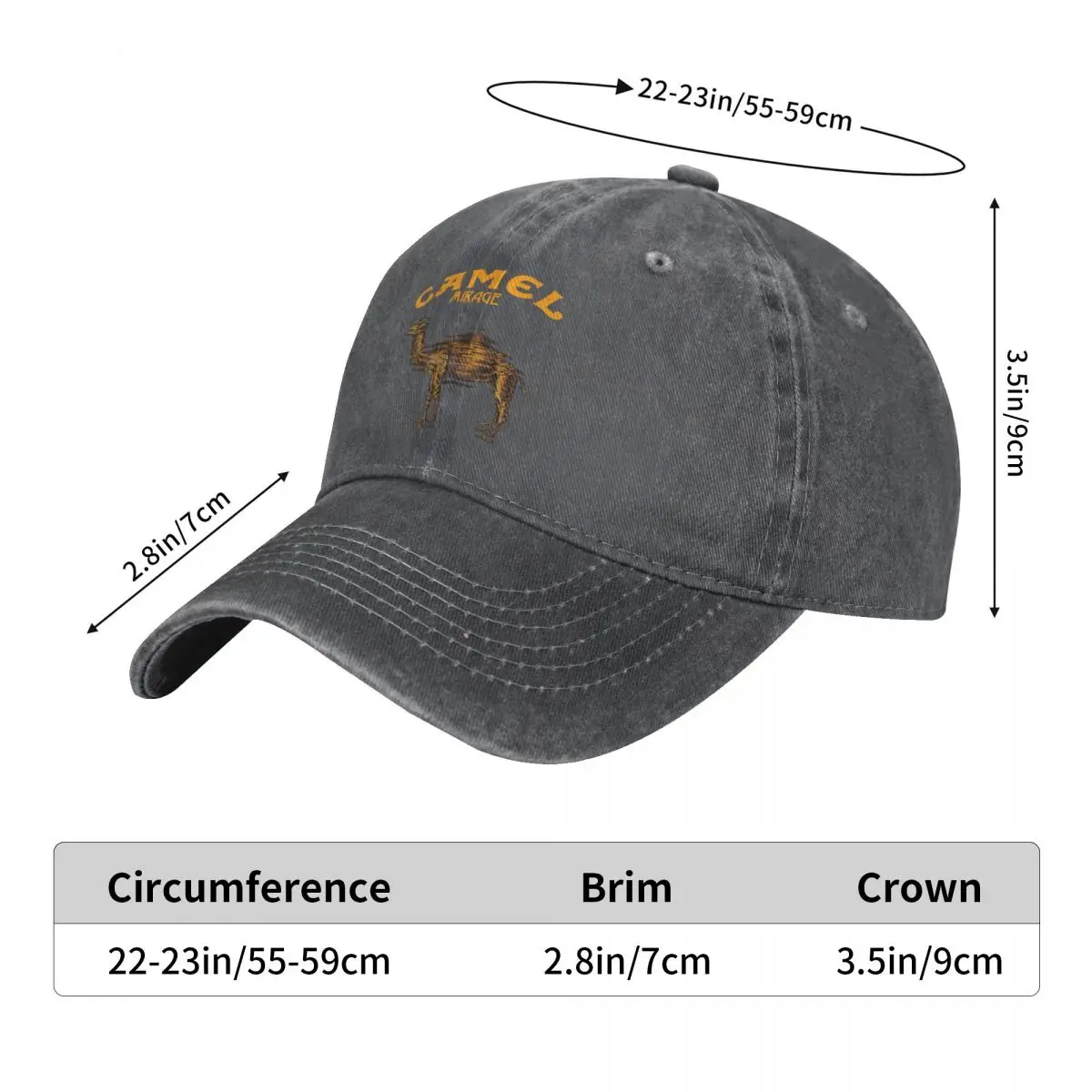 Gorra Camel - Kf sa df c dd db cb - Tenue de festival